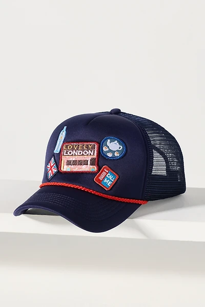 By Anthropologie Travel Trucker Hat