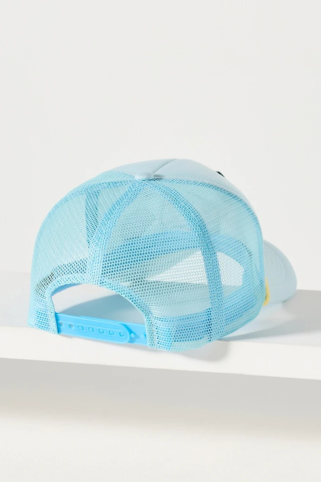 ?NWT Anthropologie x Worn/West Après Ski Trucker Hat In Sky Blue ? Worn/West Après Ski Corduroy Trucker Hat at MarketFair  main image 2
