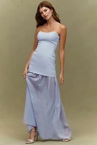 Amanda Uprichard Christy Strapless Maxi Dress