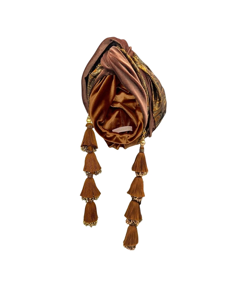 Julia Clancey Brocade Dorado Hair Wrap