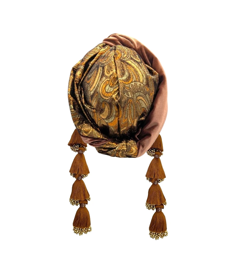 Julia Clancey Brocade Dorado Hair Wrap
