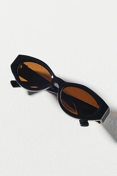 By Anthropologie Oval Wrap Sunglasses