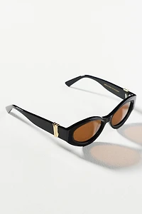 By Anthropologie Oval Wrap Sunglasses