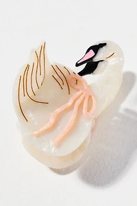 Solar Eclipse Swan Hair Claw Clip