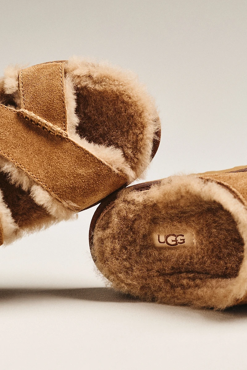 UGG® Greenport Cross Strap Slide Sandals