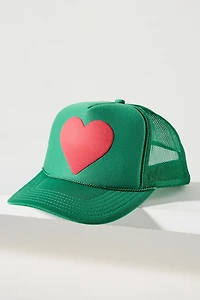 Ascot + Hart Heart Trucker Hat