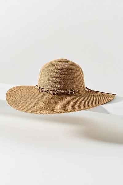 San Diego Hat Co. Candy Braid Trim Floppy Hat