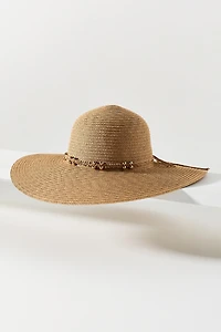 San Diego Hat Co. Candy Braid Trim Floppy Hat
