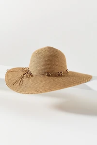 San Diego Hat Co. Candy Braid Trim Floppy Hat