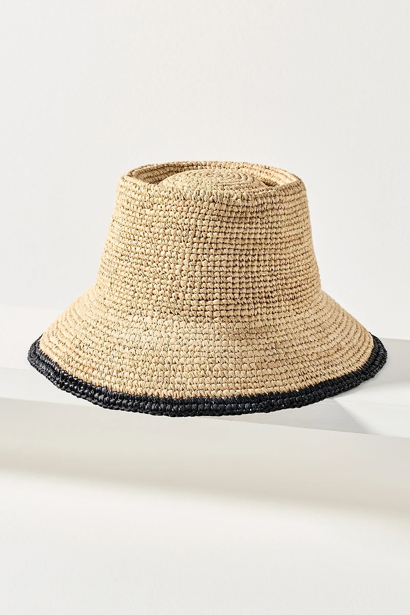 Wyeth Stripe Trim Bucket Hat