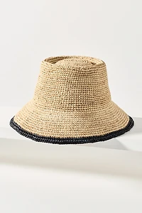 Wyeth Stripe Trim Bucket Hat