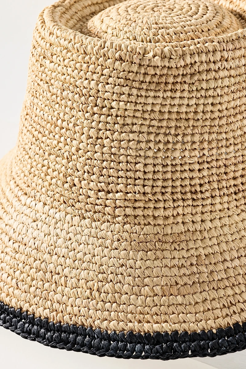 Wyeth Stripe Trim Bucket Hat