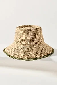 Wyeth Stripe Trim Bucket Hat