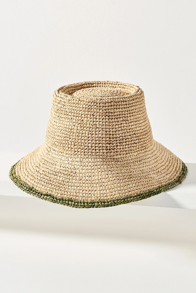 Wyeth Stripe Trim Bucket Hat