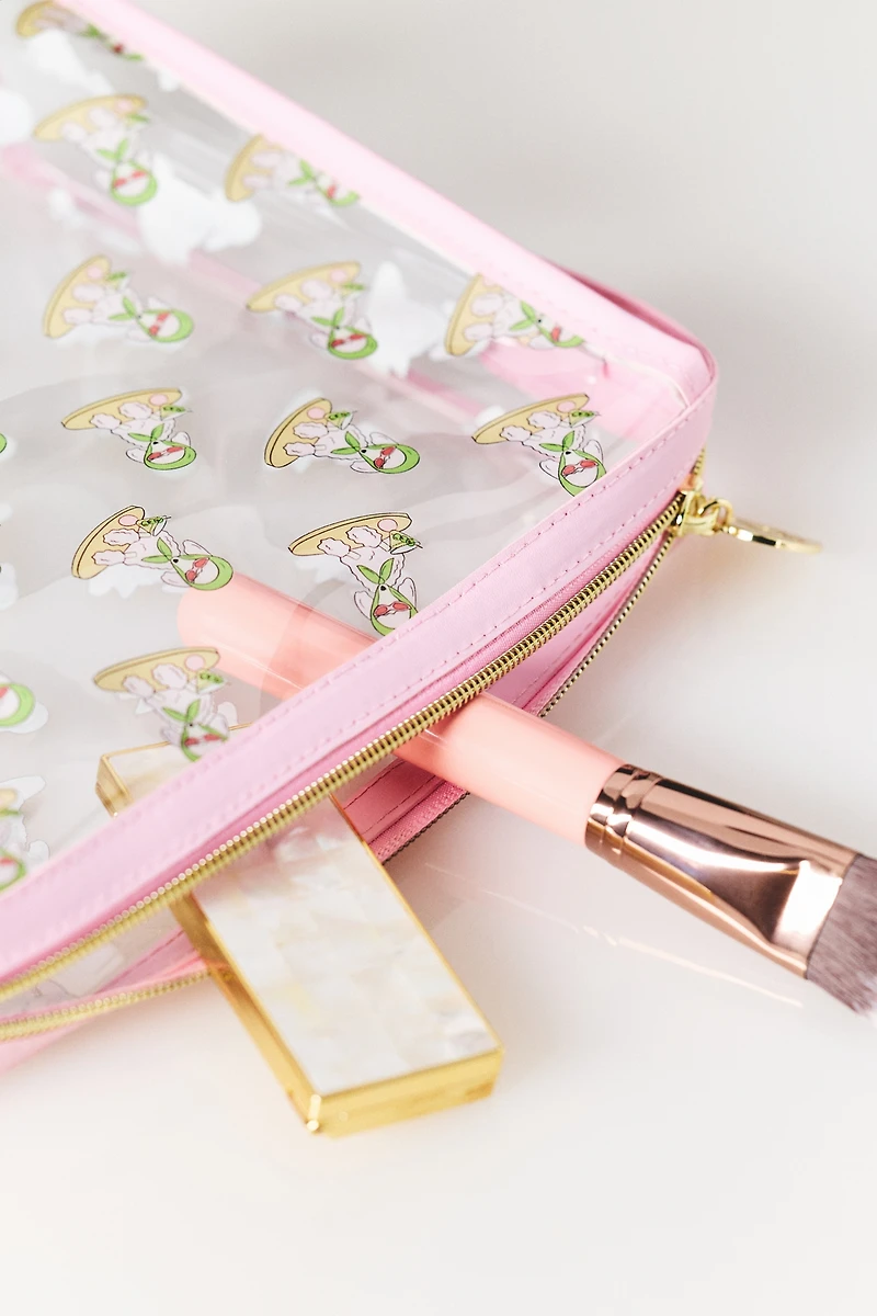 Frasier Sterling Clear Square Makeup Bag