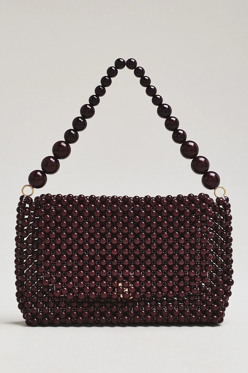 Mini Beaded Shoulder Bag