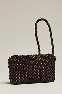The Fiona Wood Beaded Shoulder Bag