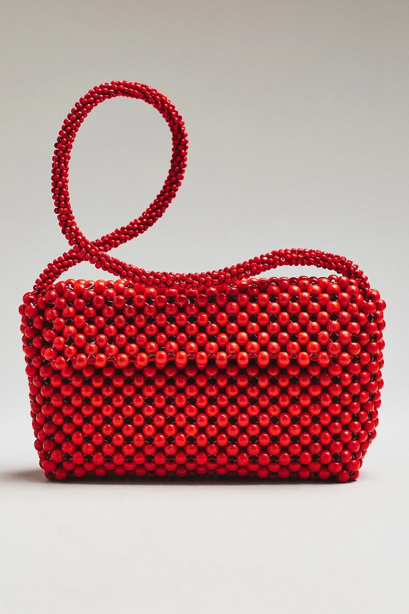 Fiona Wood Beaded Shoulder Bag