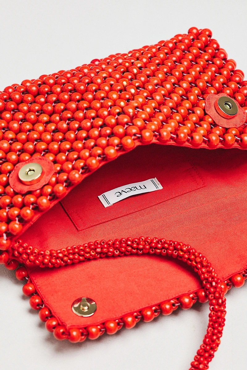 Fiona Wood Beaded Shoulder Bag