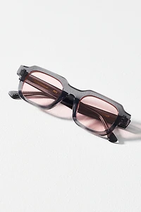 Dood Eyewear 903 Pink Lens Square Sunglasses