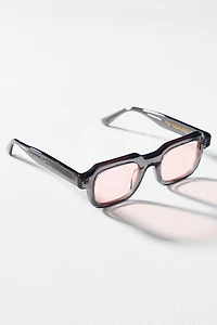 Dood Eyewear 903 Pink Lens Square Sunglasses