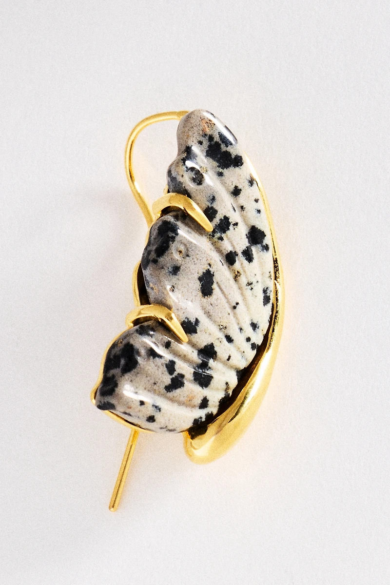 Chan Luu Jasper Butterfly Drop Earrings