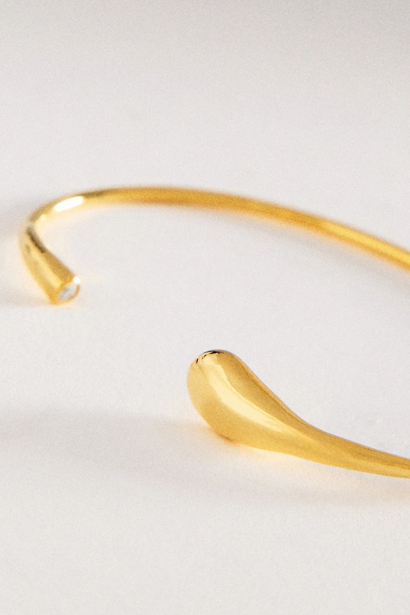 Chan Luu Diamond Serpentine Cuff Bracelet