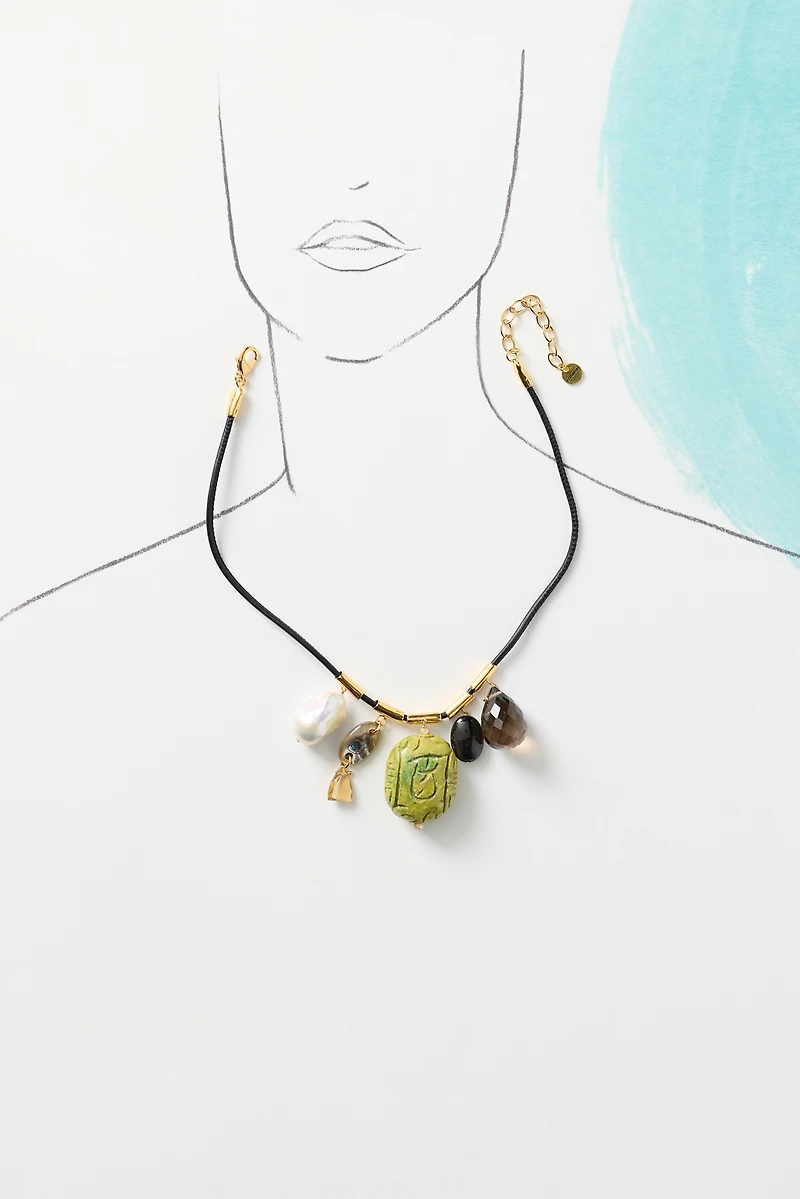 Chan Luu Serpentine Charm Necklace