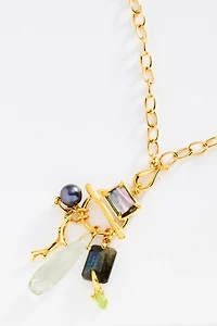 Chan Luu Branch Crystal Charms Necklace
