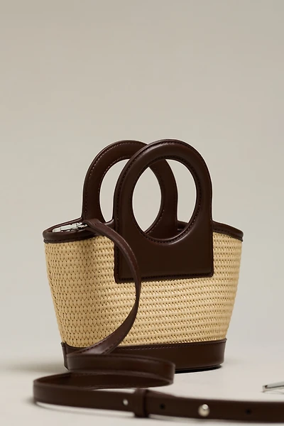 Melie Bianco Carson Raffia Handbag