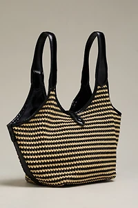 Melie Bianco Bondi Raffia Hobo Bag