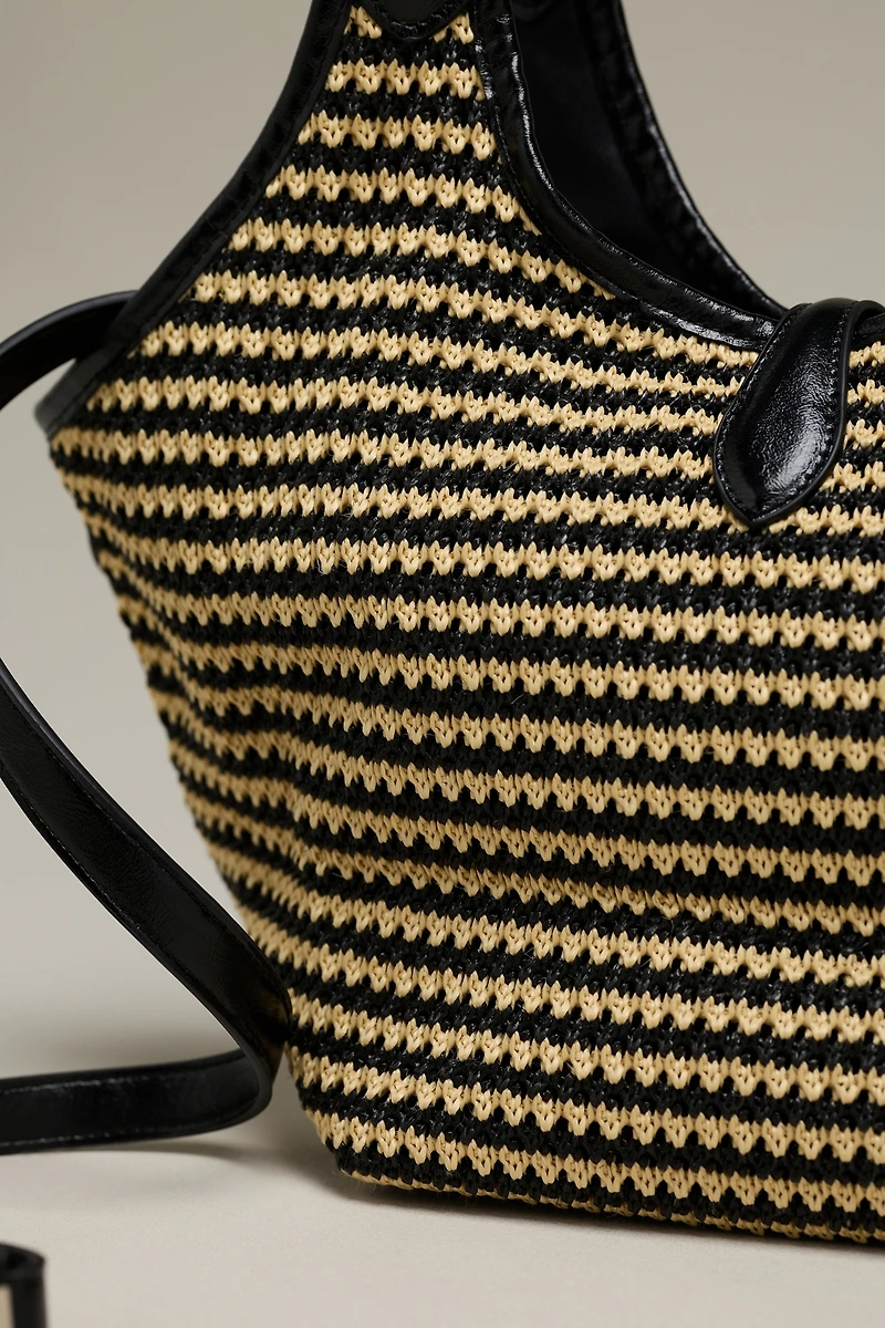 Melie Bianco Bondi Raffia Hobo Bag