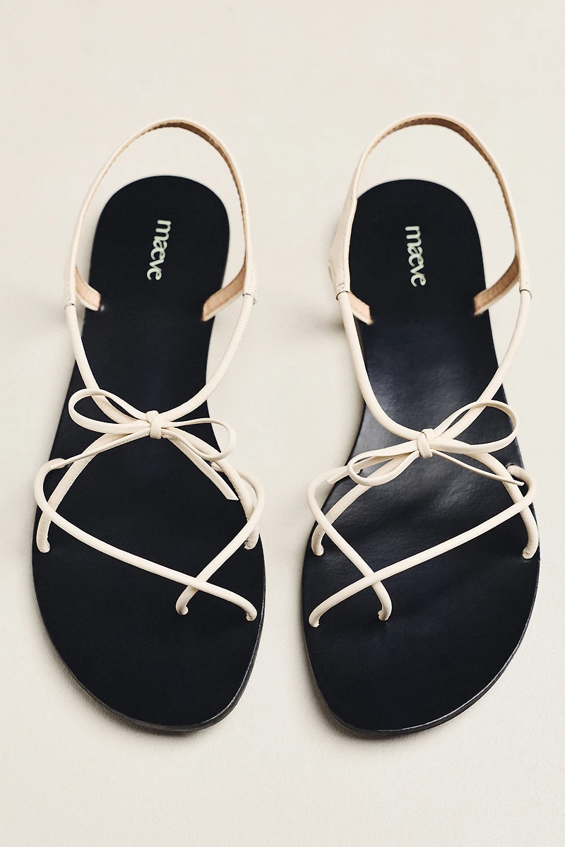 Maeve Strappy Bow Sandals