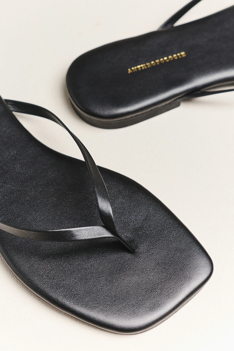 By Anthropologie Square-Toe Thongs