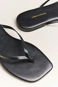 By Anthropologie Square-Toe Thongs