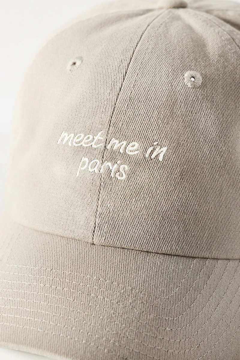 By Anthropologie Paris Baseball Cap
