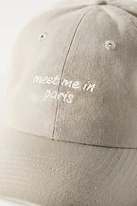 By Anthropologie Paris Baseball Cap