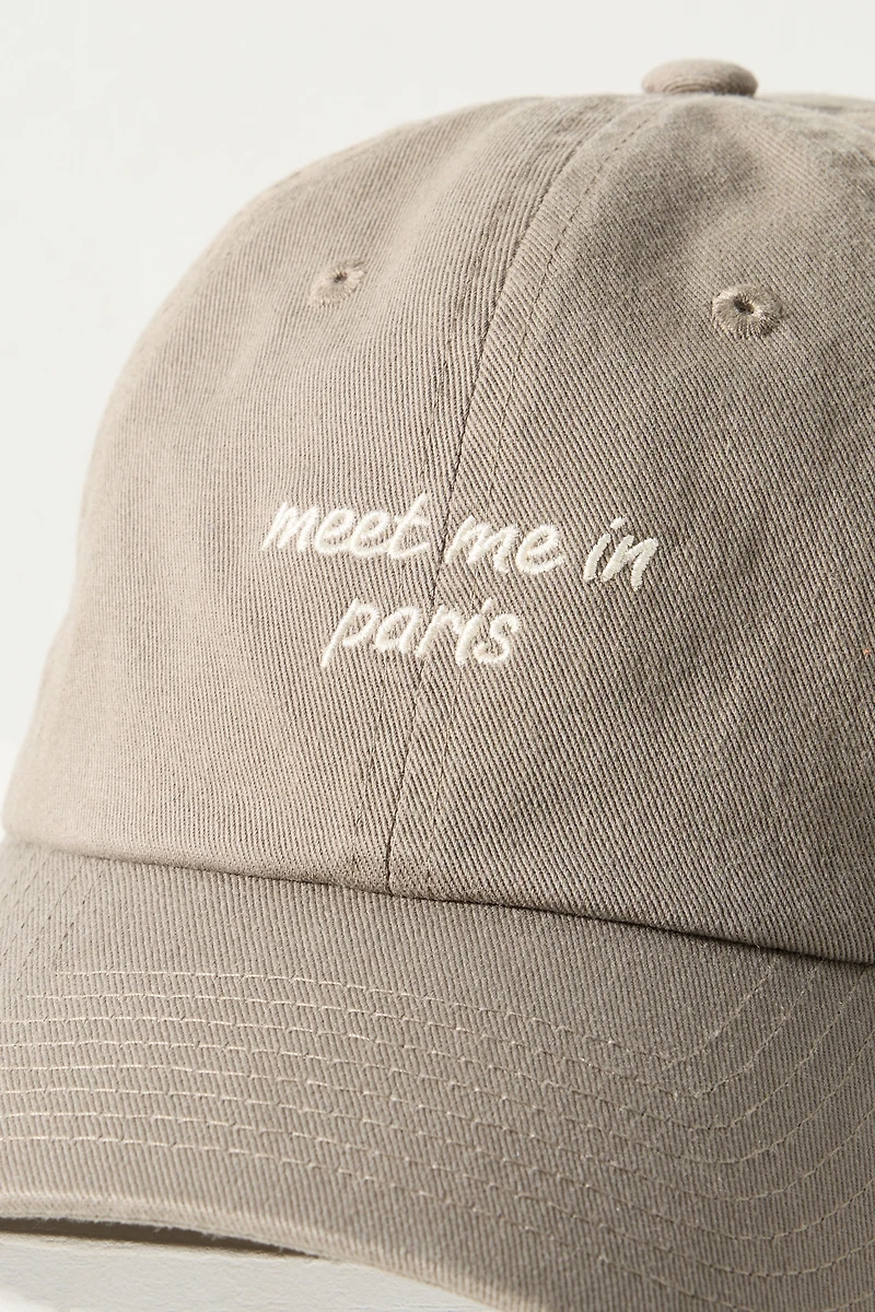 By Anthropologie Paris Baseball Cap