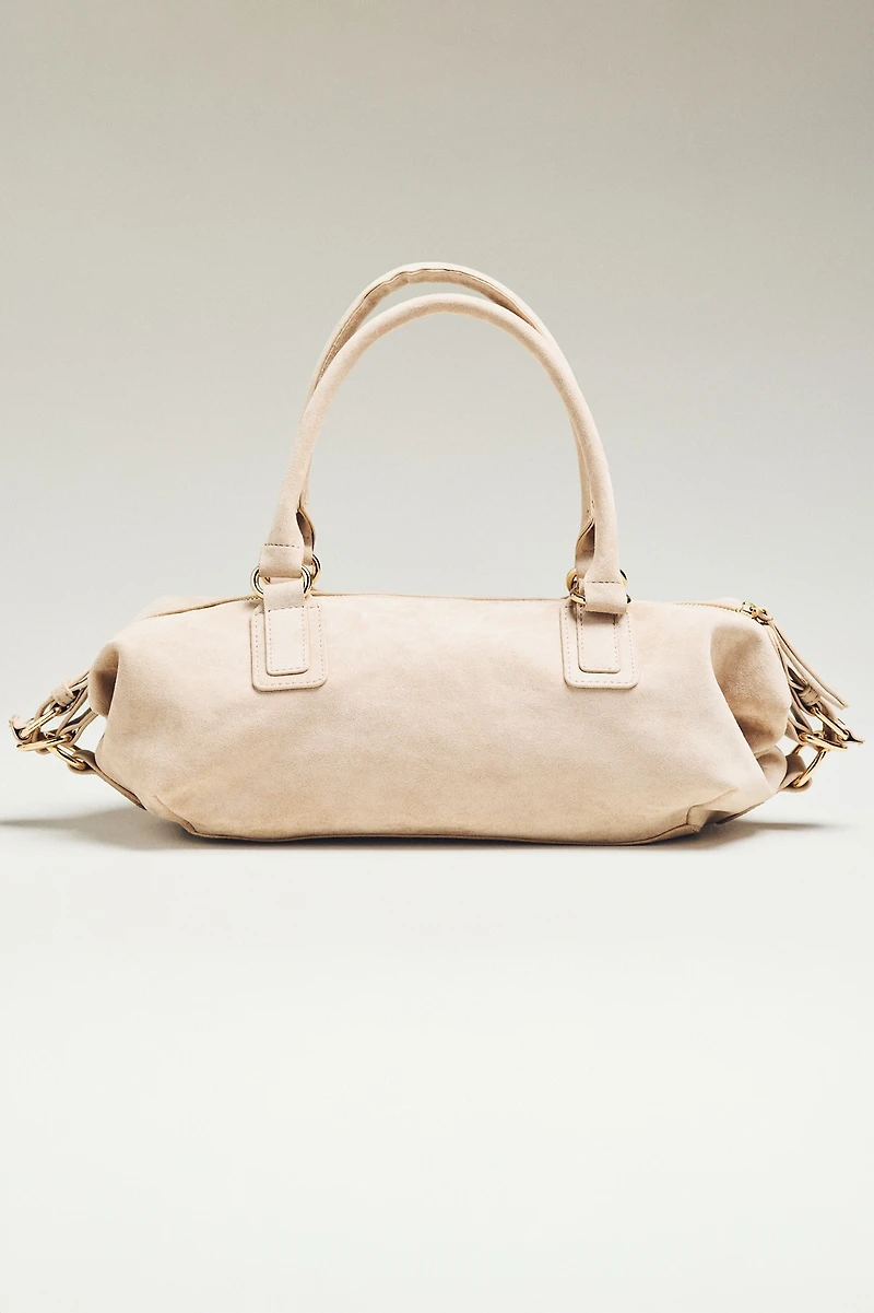 Artacho Faux Suede Large Slouchy Shoulder Bag