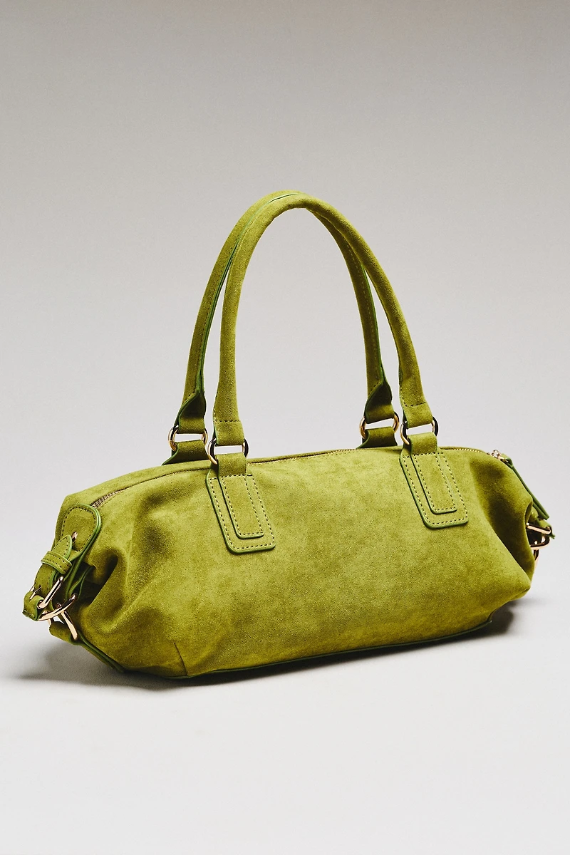 Artacho Faux Suede Large Slouchy Shoulder Bag