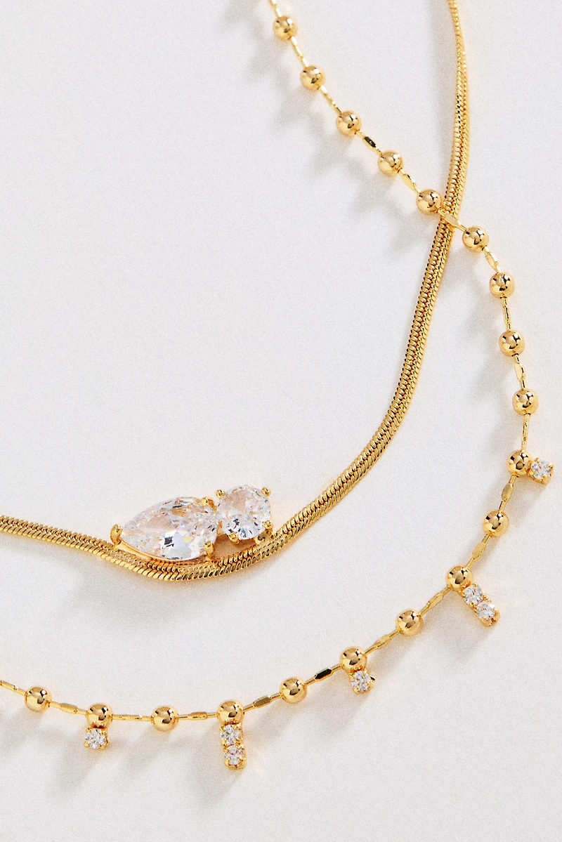 Layered Necklaces, Set of 2