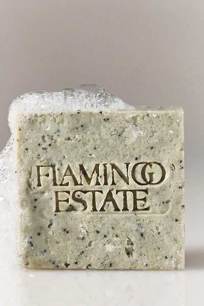 Flamingo Estate Morning Exfoliating Bar Soap Brick