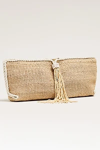Aranaz Belinda Beaded Clutch