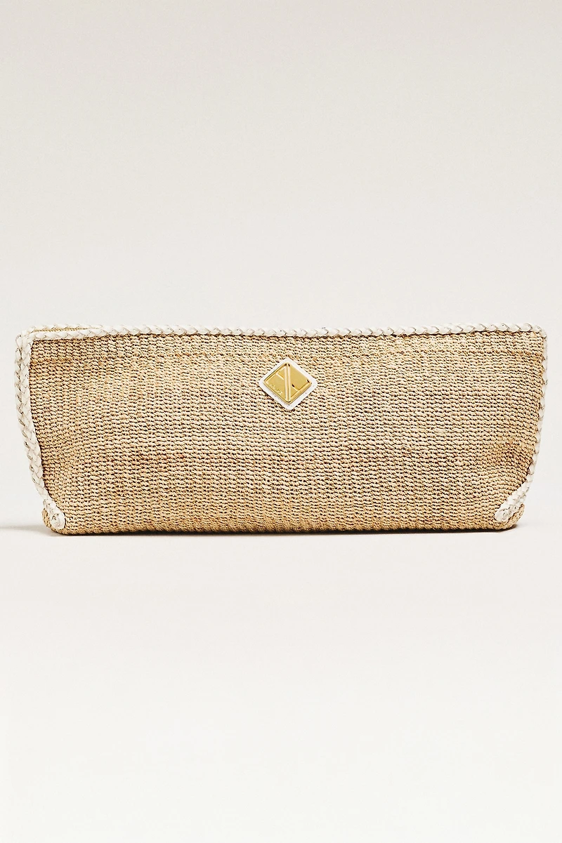Aranaz Belinda Beaded Clutch