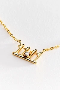 Zepplin the Label Angel Number Necklace