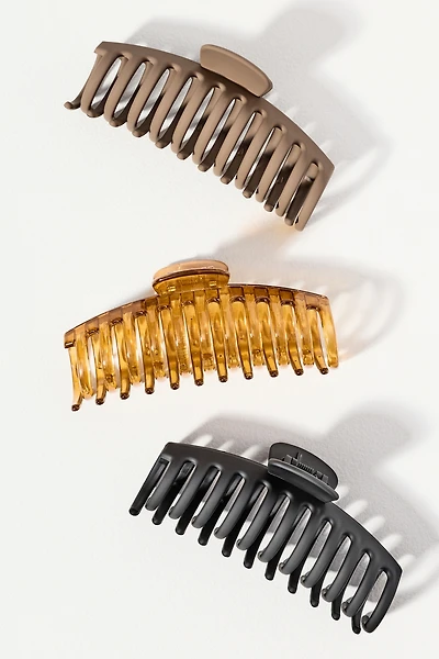 Claw Hair Clips, Set of 3