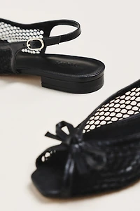 Maeve Mesh Slingback Flats
