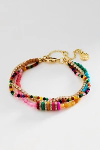 BaubleBar Rowan Semi-Precious Layered Bracelet, São Paulo Edition