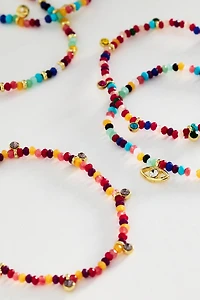 BaubleBar Indya Evil Eye Layered Bracelets, Set of 5