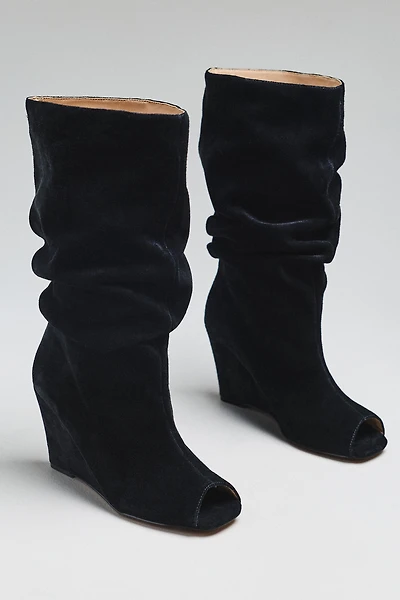 Silent D Kiki Peep-Toe Tall Boots